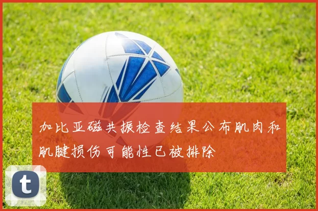加比亚磁共振检查结果公布肌肉和肌腱损伤可能性已被排除